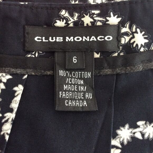 Club Monaco Skirt Pleated Paisley Print - Picture 7 of 7
